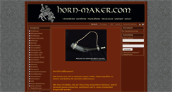 Desktop Screenshot of horn-maker.com